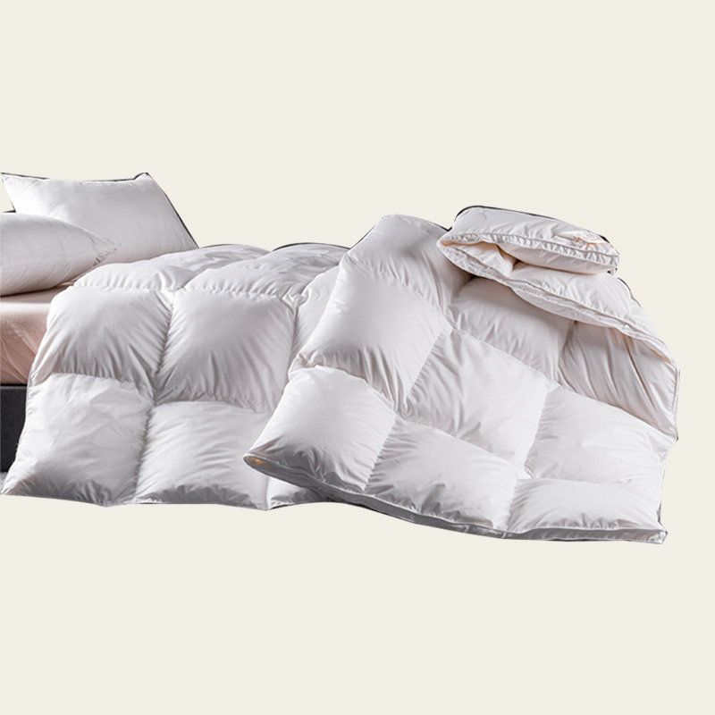 Bijelo svjetlo guska pernati poplun